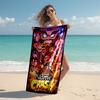 Personalized customized proof beach towel with Crash Bandicoot 4 It's About Time pattern - soft, absorbent, quick-drying, perfect swimming, camping&ba