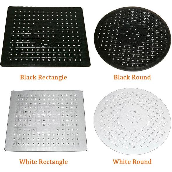 Kitchen Sink Protector Mat - Soft Rubber Dish Drying Mat/Grid, Quick Draining Drain Pad, Anti Slip Cushions for Sinks, Stemware, Wine Glasses, Mugs,