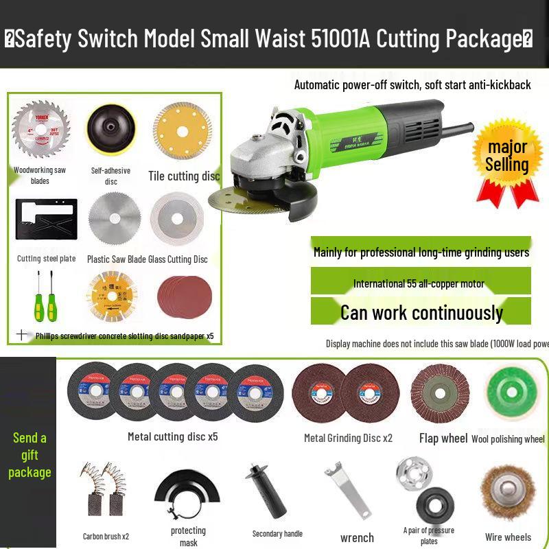 Adjustable Speed High-Power Electric Grinder and Polisher