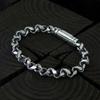 Sterlingworth Tw-King Silver Chain Bracelet
