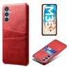 For Samsung Galaxy M35 5G Case Dual Card Slots PU Leather+Hard PC Phone Cover