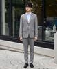 STCO Extra Fine Wool 30 Windowpane Suit Jacket_Beige (Slim Fit)_Ssjuc11Scd