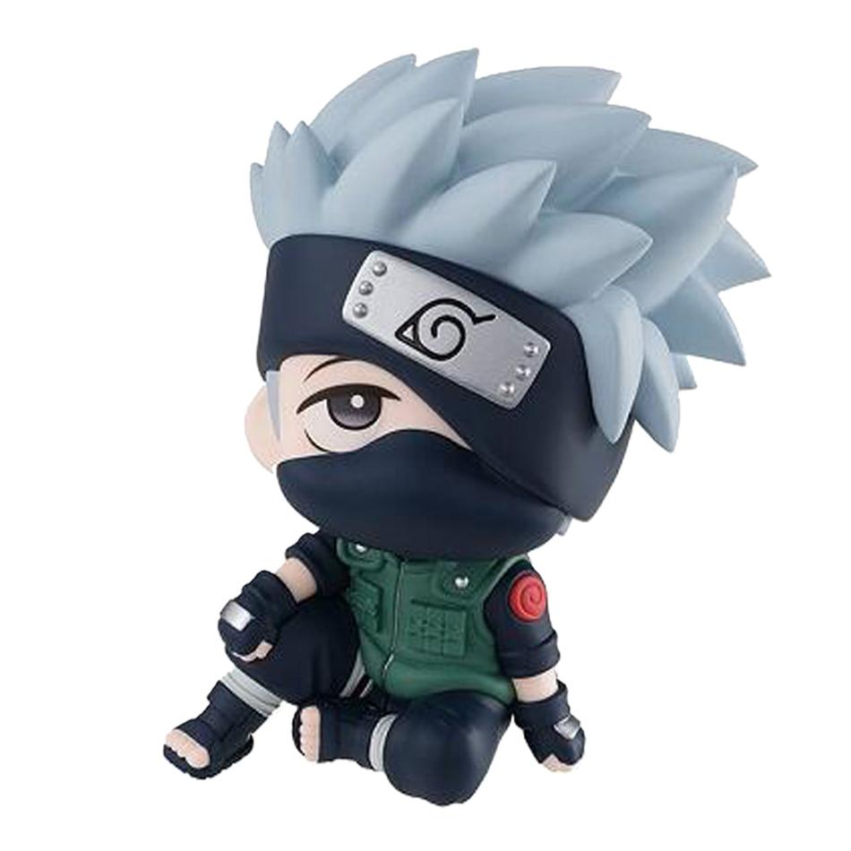 Naruto Anime Figure Naruto Kakashi Action Figure Q Version Kawaii Sasuke Itachi Figurine Car Decoration Collection Model Toy