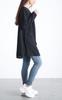 Gold Japan Plus Size Long Check Black Women's Tunic, Sleeve, A-Line, Flared, Pattern, Stretch, Gathered, Winter, Spring, Autumn, Cast-5542019, 3L,