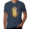 Cute penguin TShirt Basic Plain Short Sleeve Crew Neck Tee TShirt
