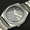 USED VINTAGE SEIKO 5 AUTOMATIC 7009A JAPAN MENS D/D BLACK WATCH 621c-a415321-2 SKU621c-a415321