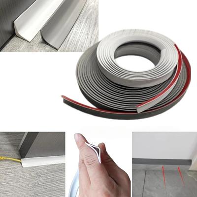1pc Self Adhesive Wall Corner Skirting board,PVC Decorative Strip, Inner Strip Edging Strip,home Decoration Products