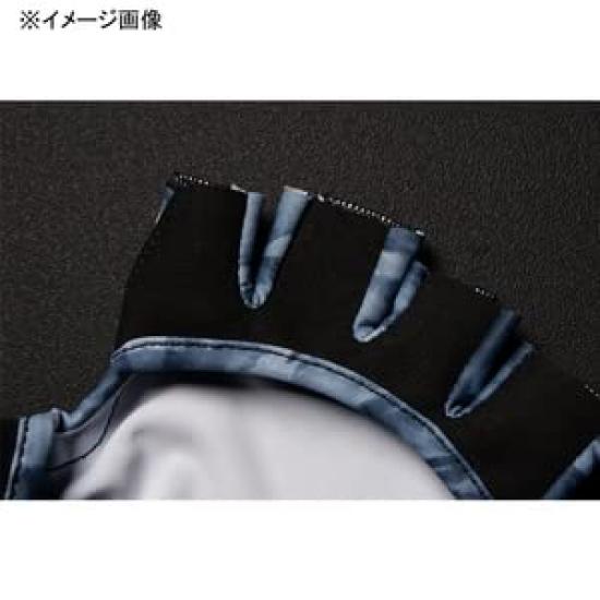 JACKALL Cooling UV Protection Gloves, Size L, Black