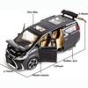 1/24 Scale Lexus LM300 Alloy Model Car, Pull Back Metal Collectible Toy Car with Light and Sound Toy Vehicle Door Can Be Opened