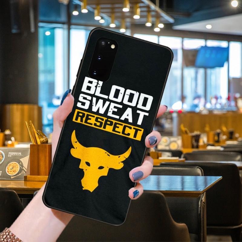 

Чехол для телефона Project Rock для Samsung Galaxy S6 S7 S8 S9 S10 S21 S22 Plus, ультрамягкий черный чехол для телефона Galaxy S21 FE