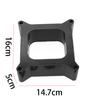 Open Phenolic Carburetor Spacer with Gasket Screws Kit Square Open Center Carb Spacer for Holley for Chevy 4BBL SBC BBC Carb