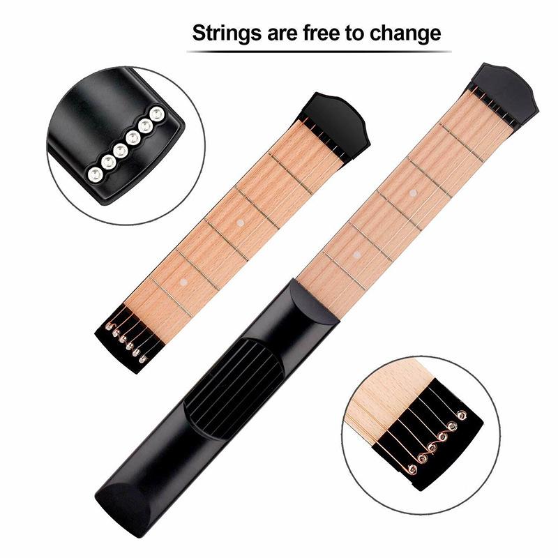Pocket Six-Fret Folk Guitar Chord Practice Tool