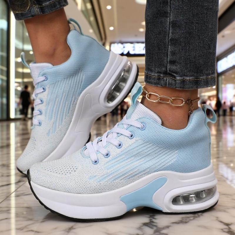 Newly Launched Trendy Womem Sneakers Spring Heels Wedges Height Increasing Vulcanized Shoes Zapatillas Mujer Platform Sneakers