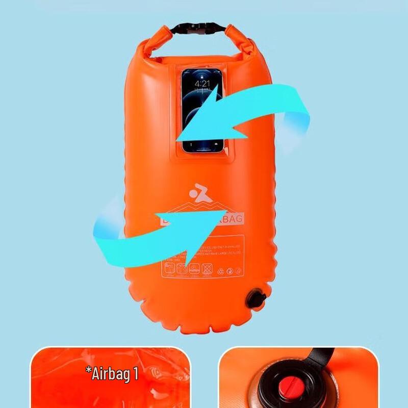 Double Airbag Swimming Dry Bag Buoy