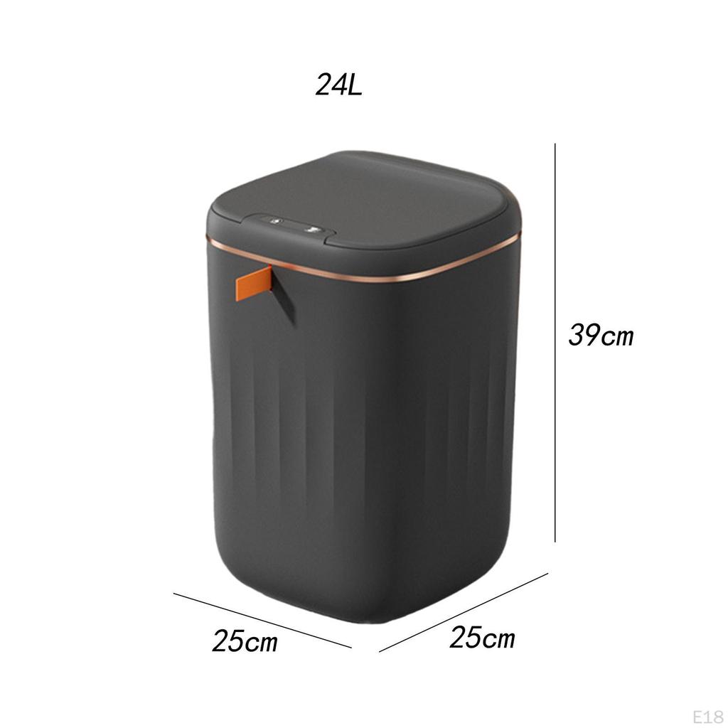 Automatic Garbage Can, Electric Bin with Lid, Bathroom Trash Cans Lids for Kitchen,