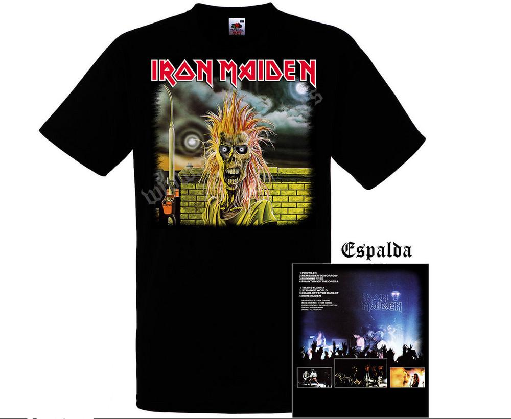 Camiseta Iron Maiden 1st Album Cover - Debut Heavy Metal Band T-Shirt