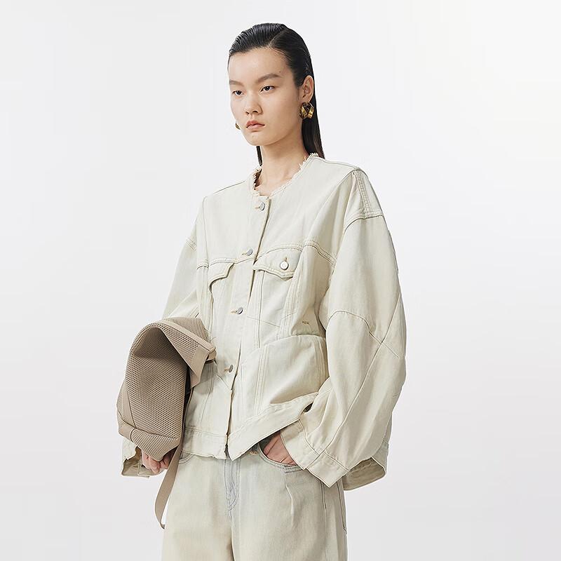 

JNBY 24 Зимняя джинсовая куртка свободного кроя с длинными рукавами M