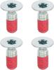 AISIN DSL-SP01 Car Door Stabilizer Mounting Bolts, For Suzuki Jimny JB23, Pack of 4