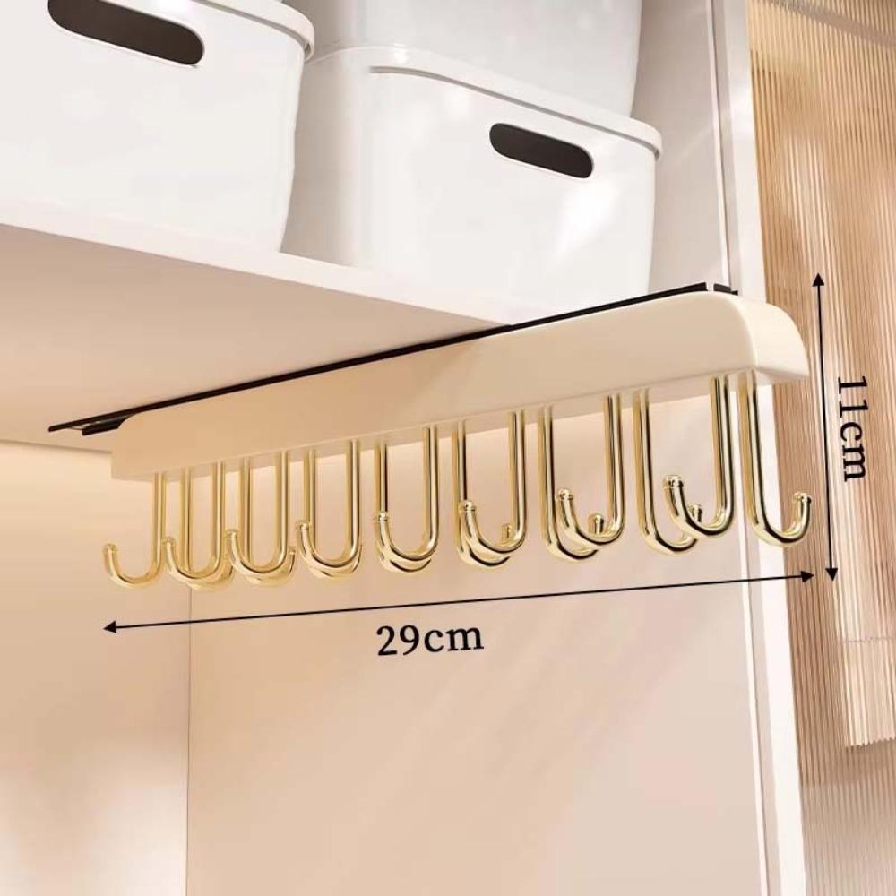 Wood Hat Storage Hanger 16 Hooks Clothes Hanger New Underwear Storage Rack  Home