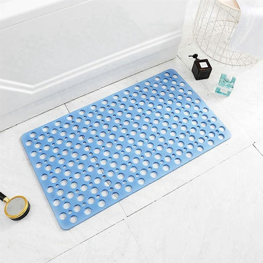 2X Non Slip Bath Mat Anti Mould Shower Mats TPE Bathroom Bathtub Mat Floor Shower Mats Anti Slip wi