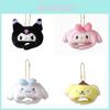 Entzückender Cartoon Sanrio Charakter Plüsch Schlüsselanhänger Weicher Cinnamoroll Kuromi Melody