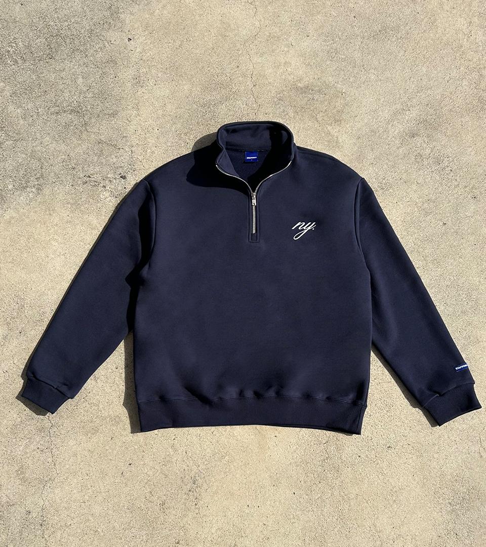Step Only Ny Half Zip-Up (Navy) Navy/0 (Small)