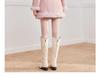 2026 Autumn/Winter French Chic Frosted Leather Top & Skirt Set