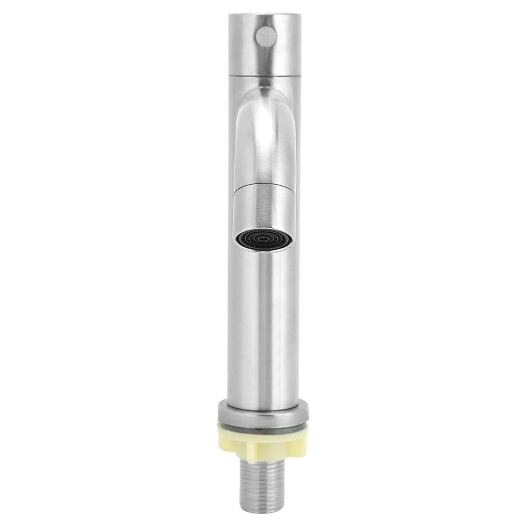 G1/2in Male Thread Stainless Steel Water Faucet Undercounter Single Cold Water Tap