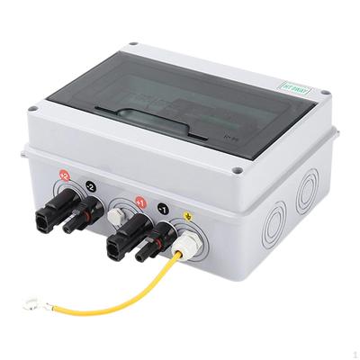 Solar DC Combiner Box 1 In Out Easy To Use Distribution 500V Fuse Mcb SPD for Construction