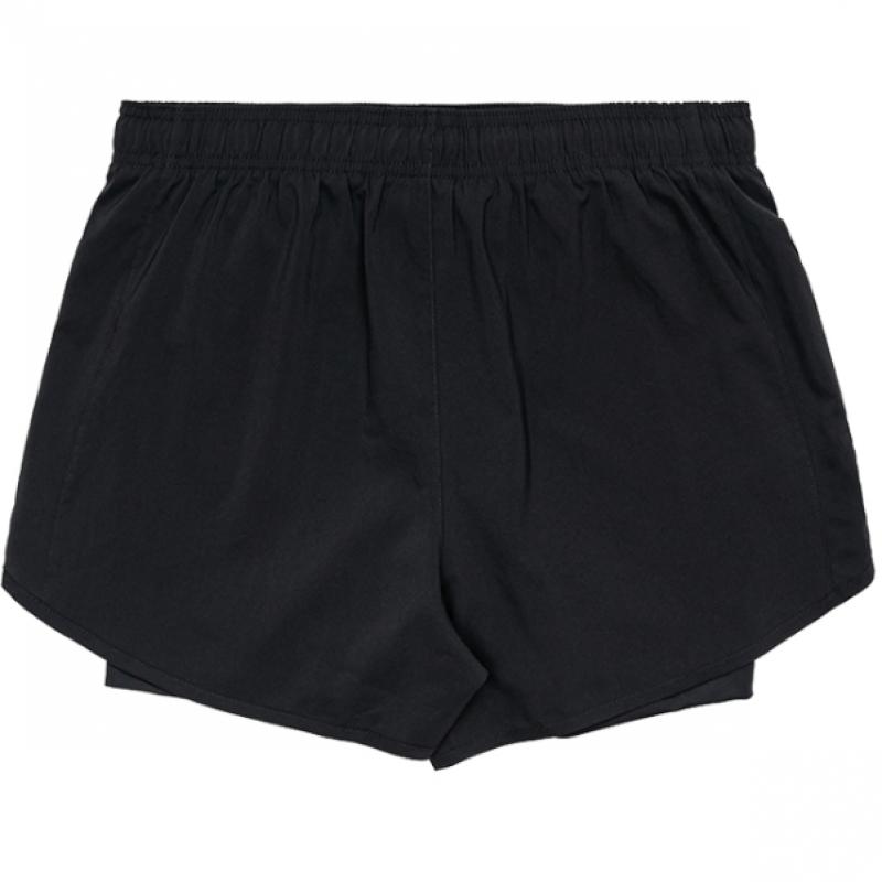 New Balance Pantaloni scurți țesuți 2 în 1 pentru femei, model sport esențial, Nbnvf26422, 19