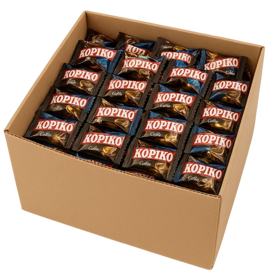 [Kopiko] Kávé / Cappuccino / Cukormentes Kávé ízű Cukorka, Bliszter 32g Bulk Pack (100 Pieces)