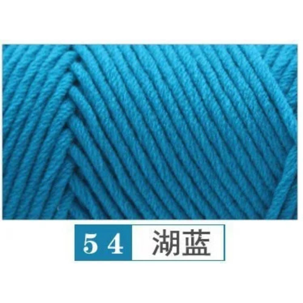 100g Pure Colour Lover Yarn Soft Milk Cotton Yarn Woolen Yarn 8 Ply Thread for Knitting Scarf Wool Handmade DIY Scarves Gift