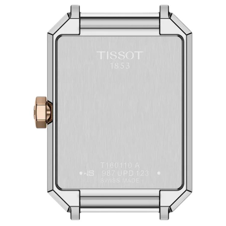 TISSOT classic modern series quartz movement 50 meters waterproof three-hand dial gold PVD coating 316L stainless steel case T160.110.21.113.00