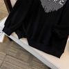 Plus Size Autumn Hoodie for 200-350 Jin, Loose Fit, Bust Sizes 150/160