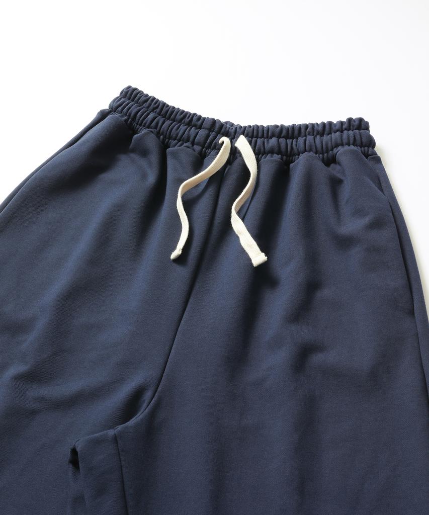 Ssieichisagongsa Wide Baggy Sweat Pants Navy