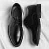 Wenzhou Leather Shoes Men's British Style Formal Men's Shoes Black Korean Version Commuter Suit Office Shoes 2025