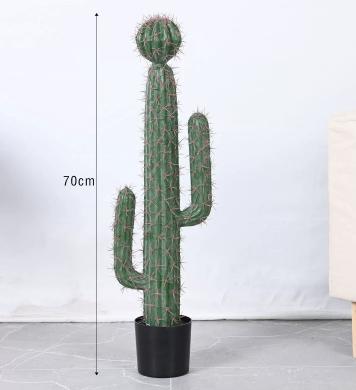 Large Artificial Cactus Plants Ornaments Living Room Houseplants Floor Plant Fake Flowers Realistic Bonsai Modern Decoration