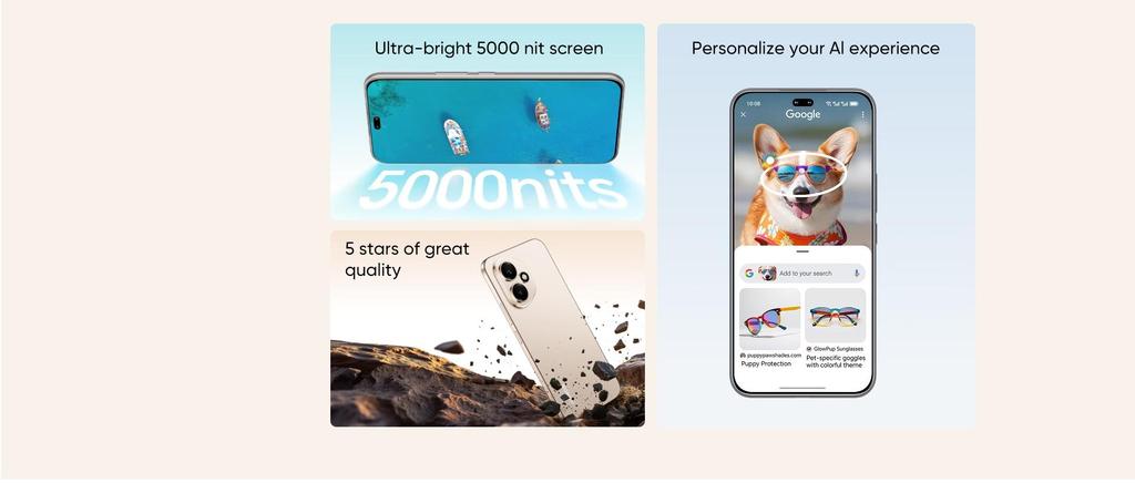 Honor 400 6.55" AMOLED Snapdragon 7 Gen 3 Cámara de 200MP OIS 5300mAh Carga Rápida de 100W IP66 Versión Europa Occidental