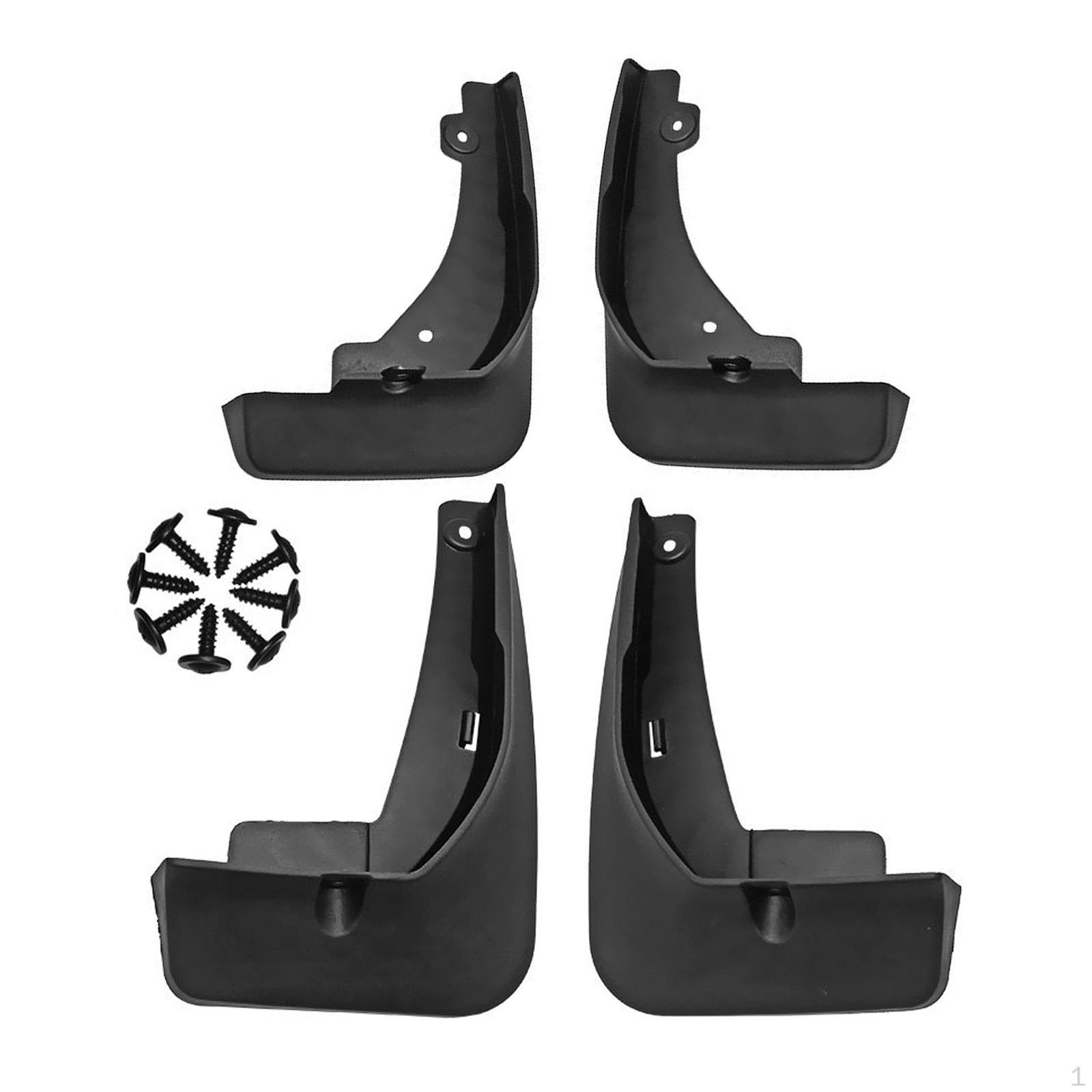 4 Pieces Car Mud Flaps Automotive Protection Protective Mudguard Splash Guards for Cross Spare Parts