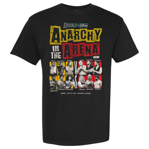 AEW Double or Nothing 2025 Anarchy in the Arena T-Shirt S-5XL Unisex T-Shirt XXXL