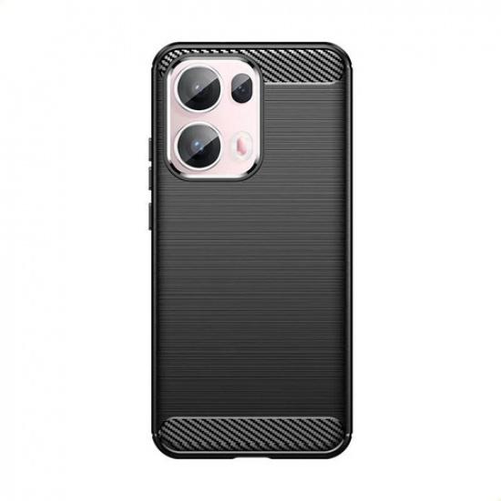 

Phone Case For Oppo Reno13 Pro ,flexible Tpu Fiber Protective Cover For Oppo Reno13 Pro чёрный