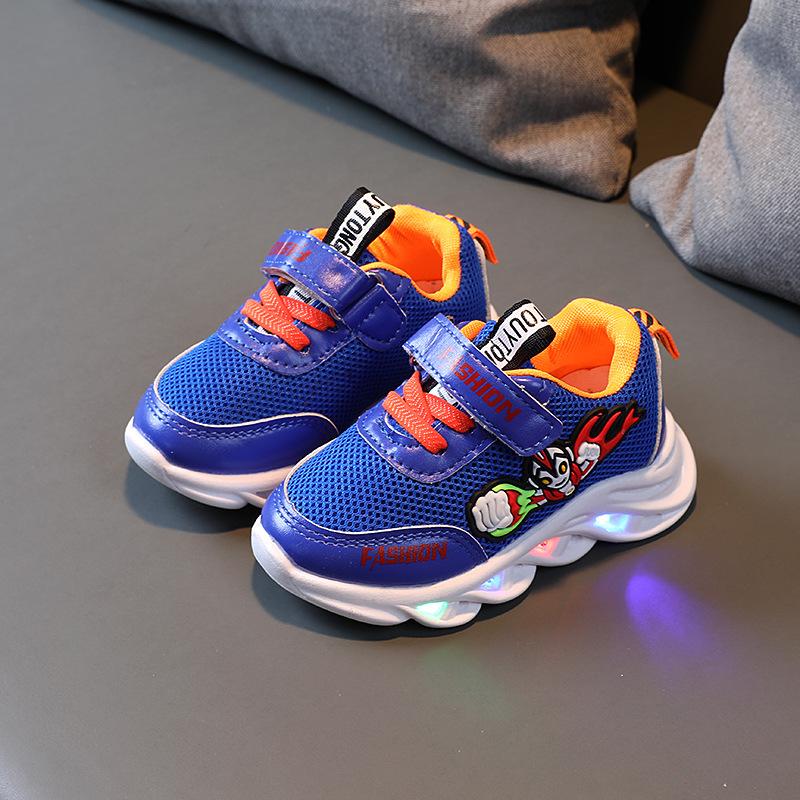 

Size Lighted Baby Toddler Shoes Girls Children Luminous Sneakers With Led Lights Boys Kids Antislip Glowing Sport Shoes 21