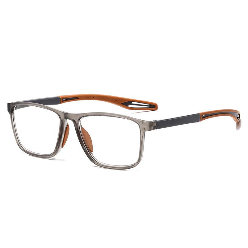Multifocal Photochromic Anti-Blue Light Reading Glasses with Sport Anti-Slip and Smart Zoom