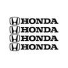 4pcs Car Emblem Wiper Stickers Wheel Window Handle Badge Decal For Honda Odyssey Mugen Fit CITY Civic Accord Jazz Accessories TT5