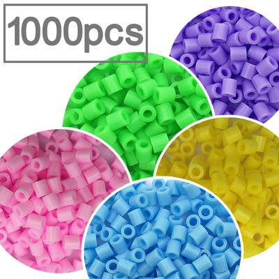 5mm / 1000pcs Perler PUPUKOU  Fuse Beads Pearly Iron Beads for Kids Hama Beads Diy Puzzles High Quality Handmade Gift Toy