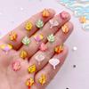 50pcs Mix Resin Shiny Mini Crystal Colorful Maple Leaves Art Nail Flatback Rhinestone DIY Wedding Scrapbook DIY Craft Supplies