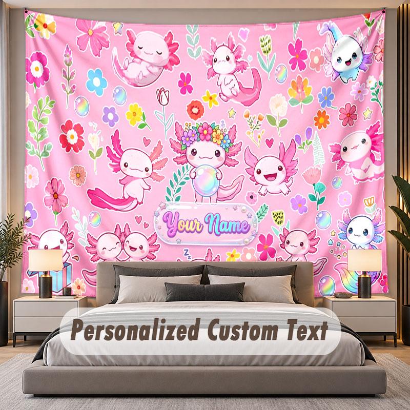 Fantasy Magic (41) Theme Personalized Tapestry Custom Name Text Wall Hanging Tapestry Home Background Decoration