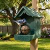 5 MM Screw Hole Metal Suet Ball Holder Closed Design Rust Resistant Bird Feeder Holder Round Squirrel Proof Chit Ball Holder