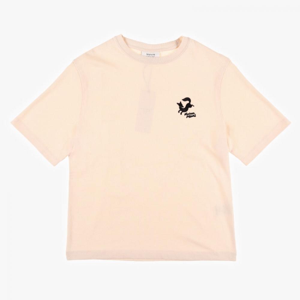 MaiSon KitSune Nw00116kj0119 P705 Fancy Fox Embroidery Women S Short Sleeve Tee