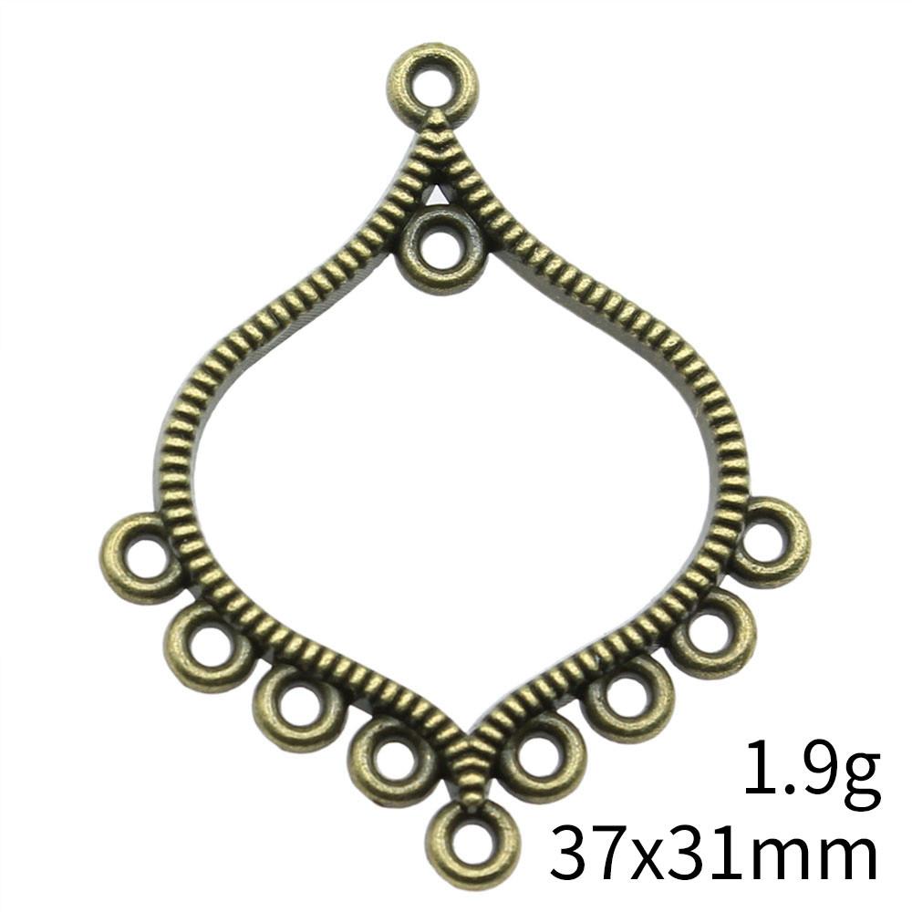2025 Trend Accesories Water Drop Earring Connector Accessories Parts Ornaments For Home Accessories Parts